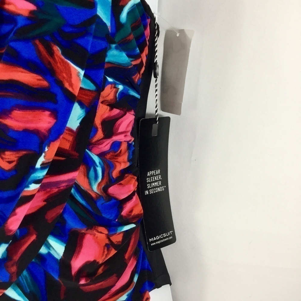 Magicsuit by Miraclesuit Expressionist Lisa One Piece Swimsuit Size 10 NWT - Picture 9 of 12